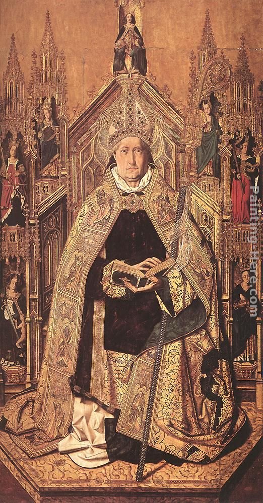 Bartolome Bermejo St Dominic Enthroned in Glory